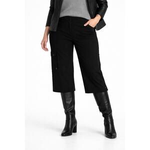 Lauren Ralph Lauren Womens Ankle Pants Black Drawstring Size 12